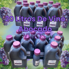 Vino Abocado Caja x 20 Litros Para Emprendedores y Eventos
